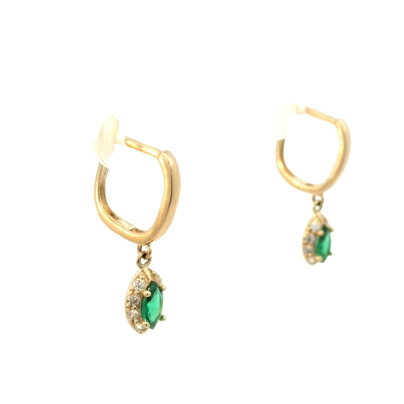 EARRINGS 14 Karat Weight: 2.0G  DANGLE