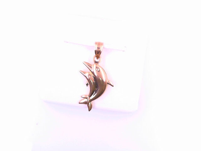 PENDANT 14K 0.7G 2 DOLPHINS