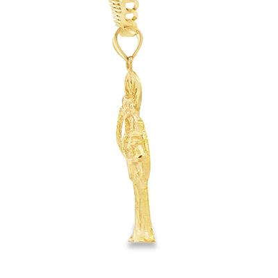 14 KARAT CHARM  SANTA MUERTE