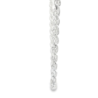 STERLING SILVER ROPE CHAIN LENGTH: 22 4.2MM