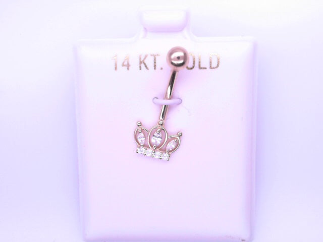 14 KARAT STUD EARRINGS WEIGHT: 0.8G : 5MM CZ CLEAR