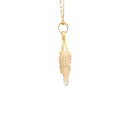 PENDANT 14K 2.0G DOUBLE SIDED JESUS FACE GUADALUPE