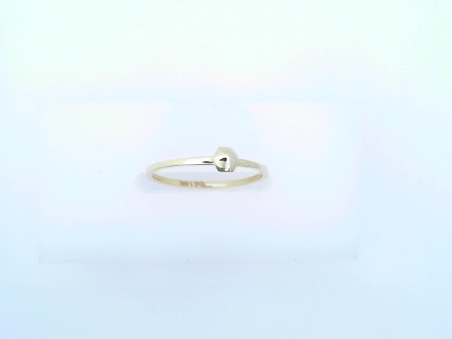 RING 14KR 0.8G #6.5FLOWER FLOWER BAND