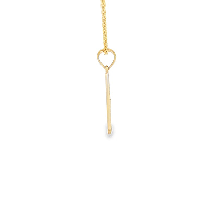 14K  PENDENT FIRST COMMUNION MEDAL