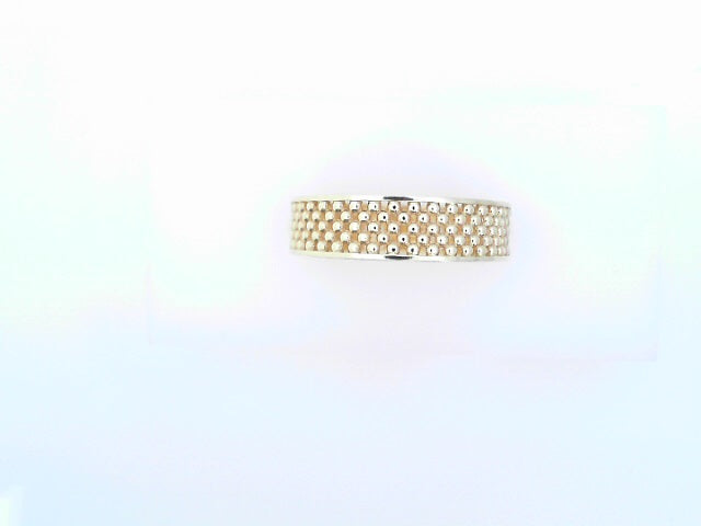 14 KARAT RING SIZE 7 WEIGHT: 2.2G
5MM MESH BAND