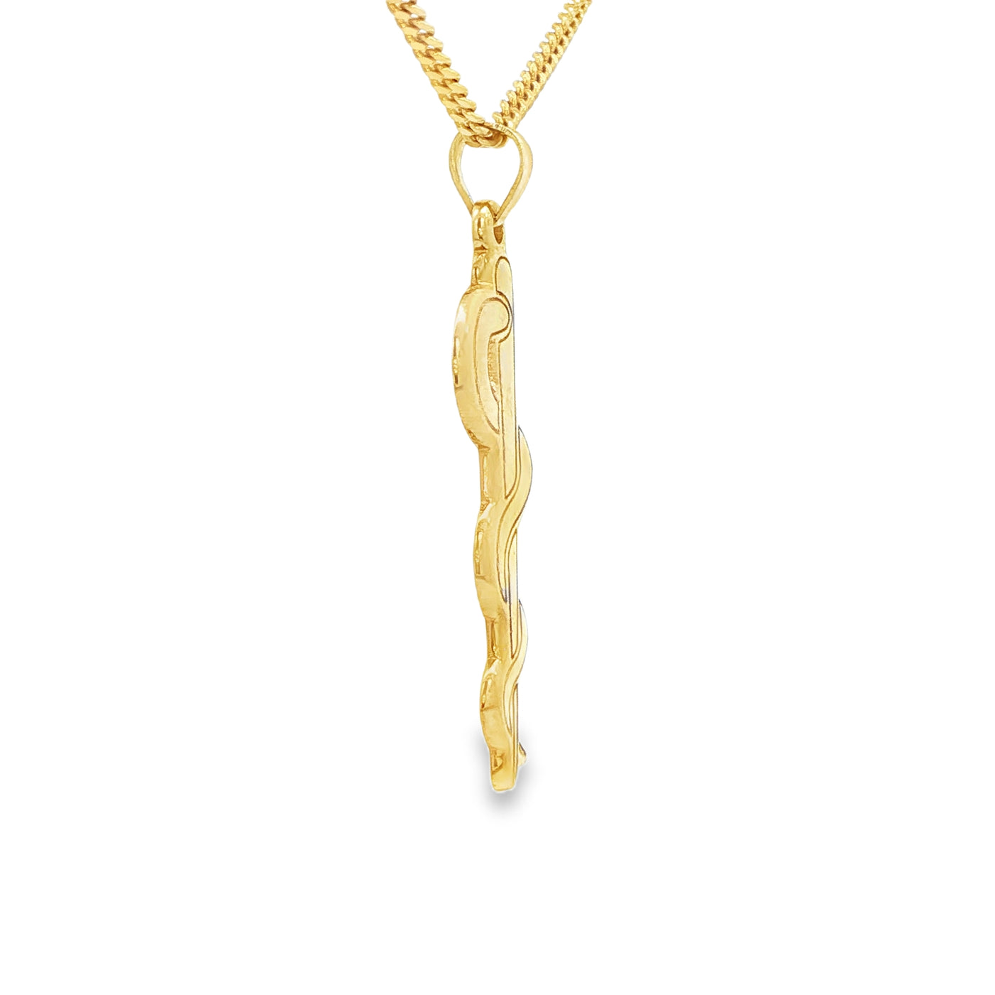 14K DRS INC EMBLEM SNAKE MEDICAL PENDANT