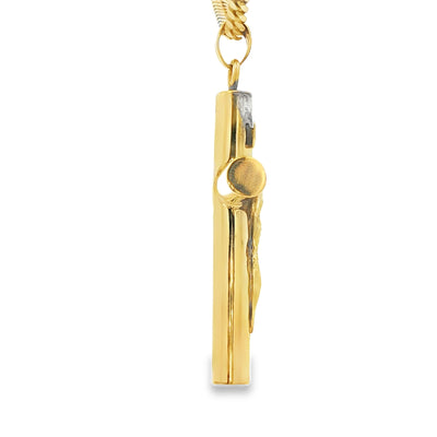 14KP 6.2G JESUS CROSS 2TONE
