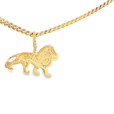 14 KARAT CHARM WEIGHT: 2.4G : LION