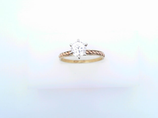 14 KARAT RING SIZE 7.5 WEIGHT: 1.9G
CZ SOLITARIE