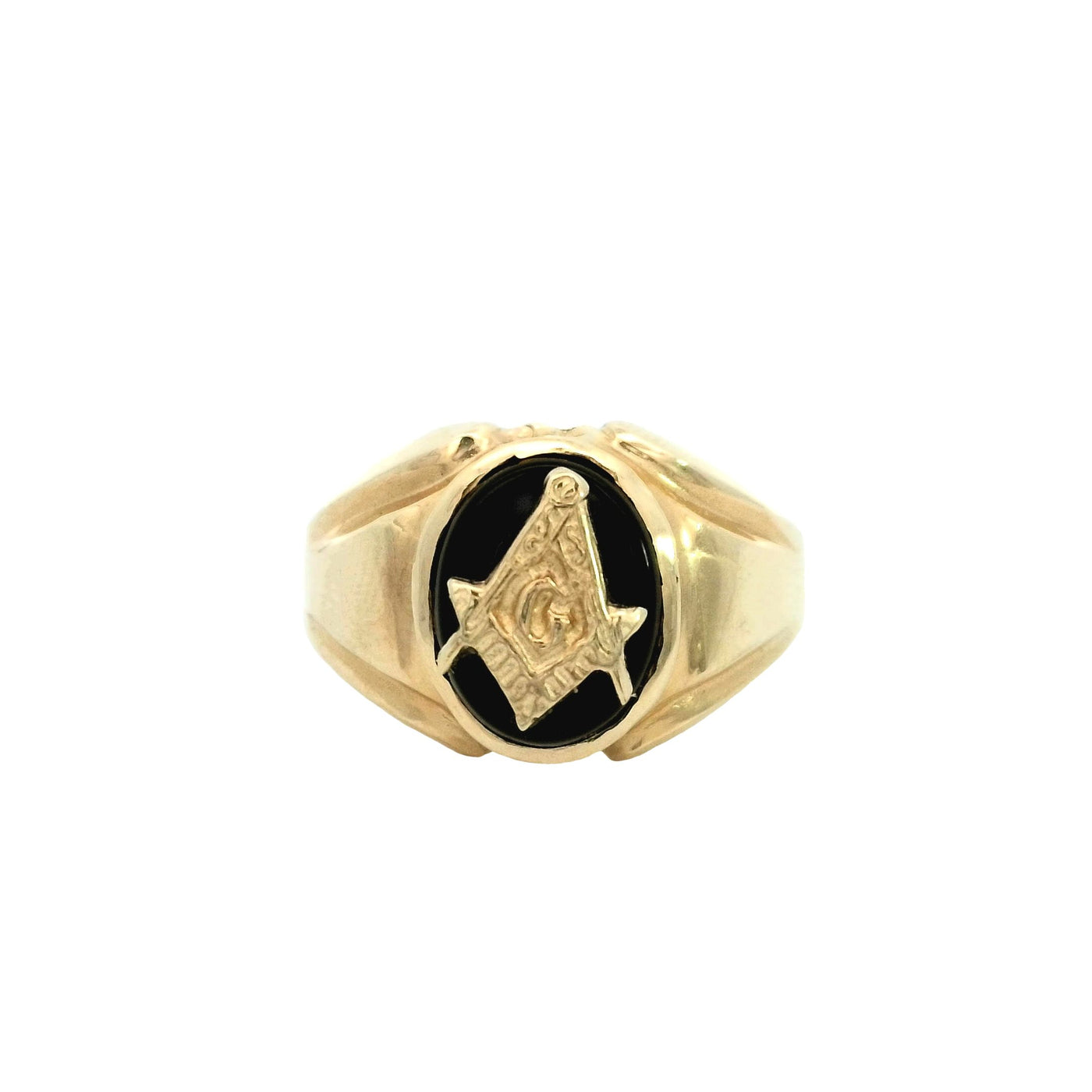 14KR Mason Oval Onyx Ring