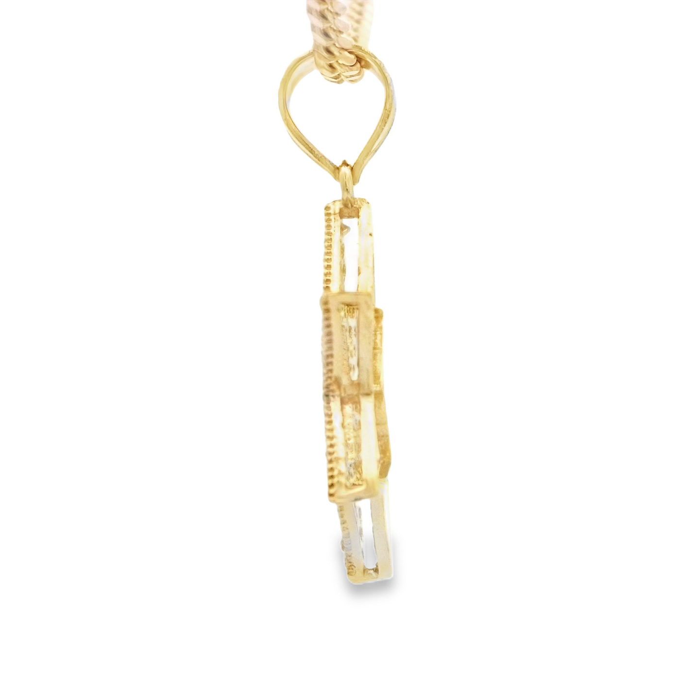 PENDANT 14K 2.2G STAR CZ STAR OF DAVID
