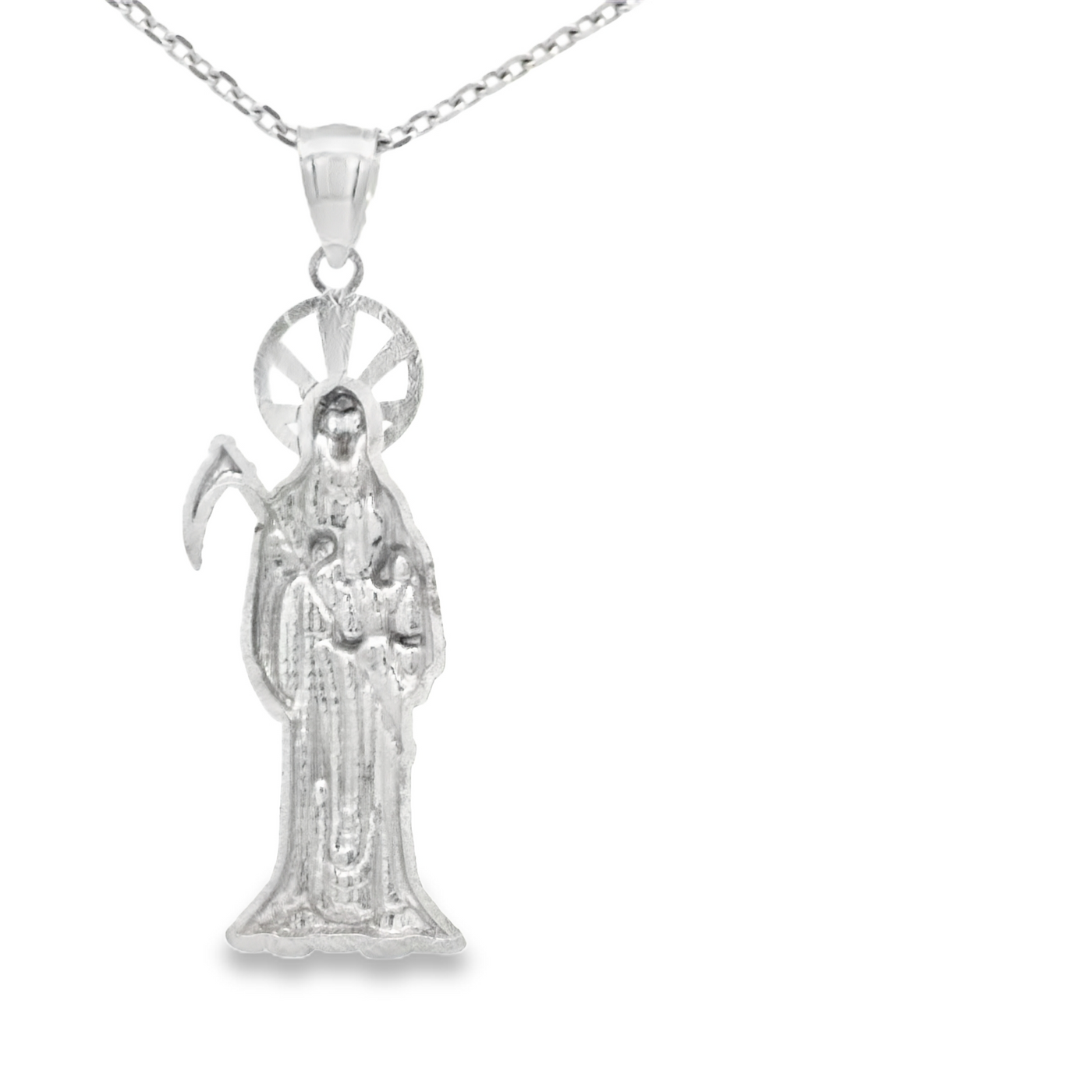 14KP WHITE  SANTA MUERTE