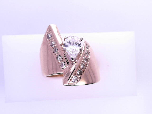 14 KARAT RING SIZE 7.75 WEIGHT: 12.4G : NATURAL DI