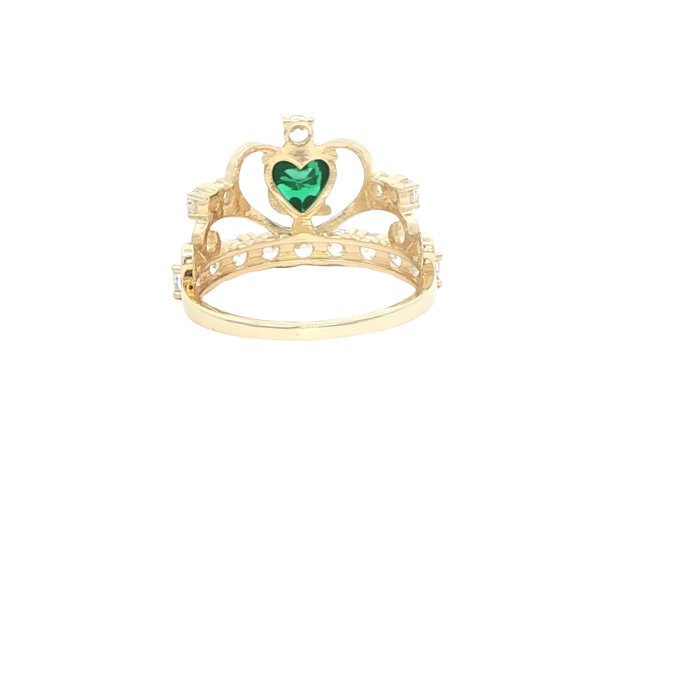 14 KARAT RING SIZE 7 WEIGHT: 3.7G : CZ QUINCE 15 G