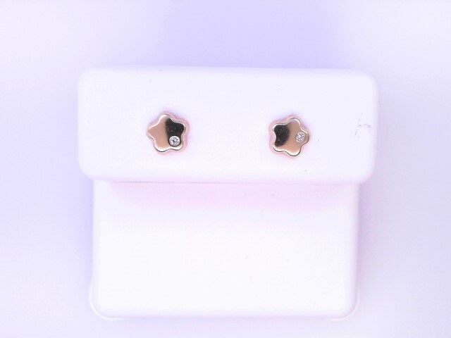 18 KARAT STUD EARRINGS WEIGHT: 0.5G : NATRUAL DIAM