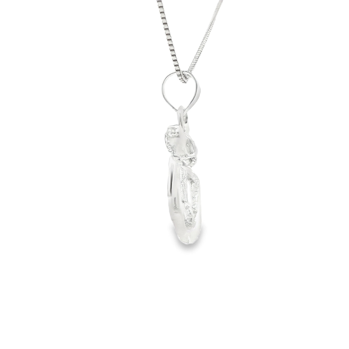 STERLING SILVER CHARM ANCHOR ROPE