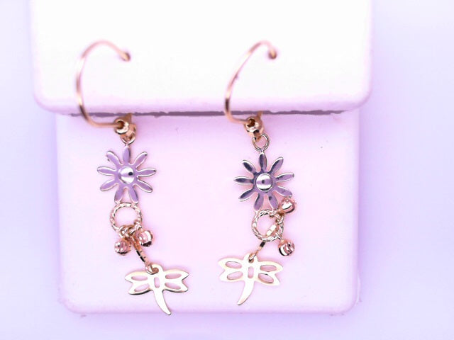14 KARAT HUGGIE EARRINGS WEIGHT: 0.9G SIZE/ OTHER:
