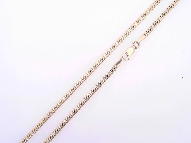 14 KARAT CUBAN ITALIAN CURB CHAIN LENGTH: 20 WEIGH