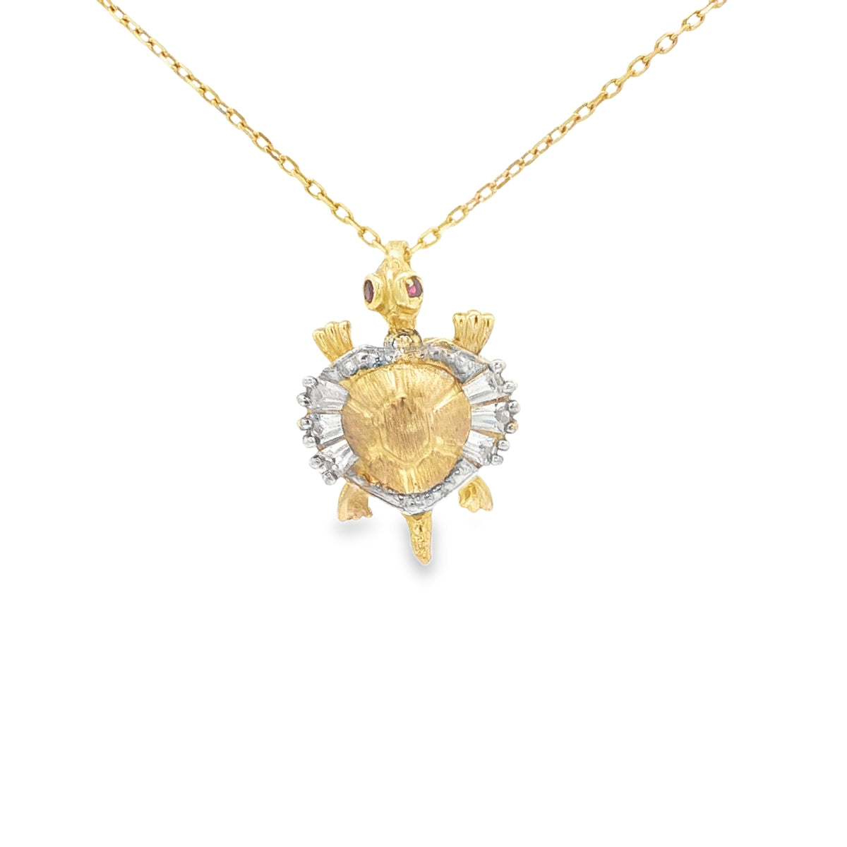 PENDANT 14K 2.9G Turtle 3col