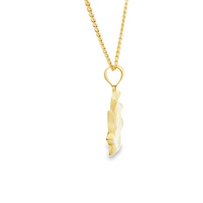 PENDANT 14K PENDANT SUN WITH FACE