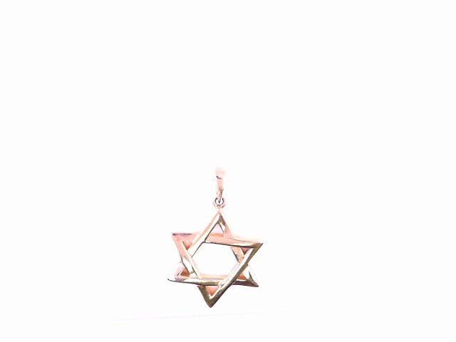 PENDANT 14K 1.5G STAR STAR OF DAVID POLISHED