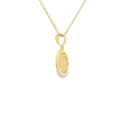14K BAPTISM PENDANT