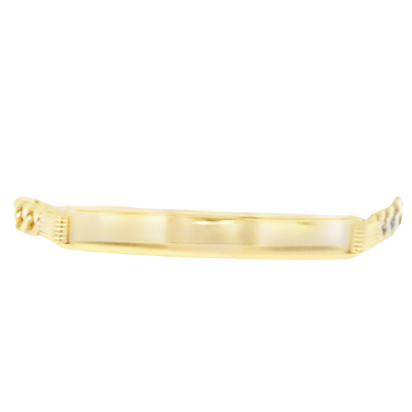 14K Figaro ID Bracelet 7"