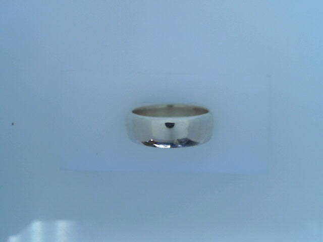 925 Sterling Silver Wedding Band Ring #8.5  6.8 MM