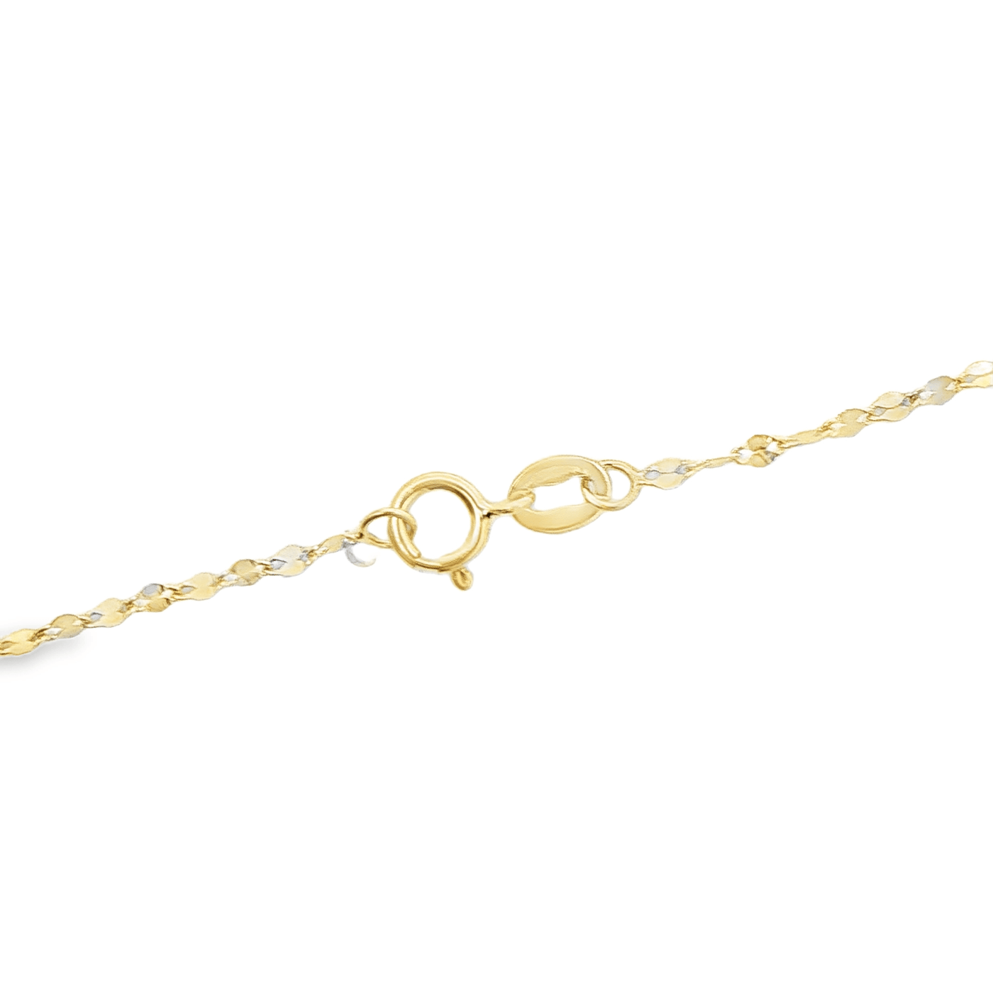 14 KARAT CHAIN TWISTED MIRROR