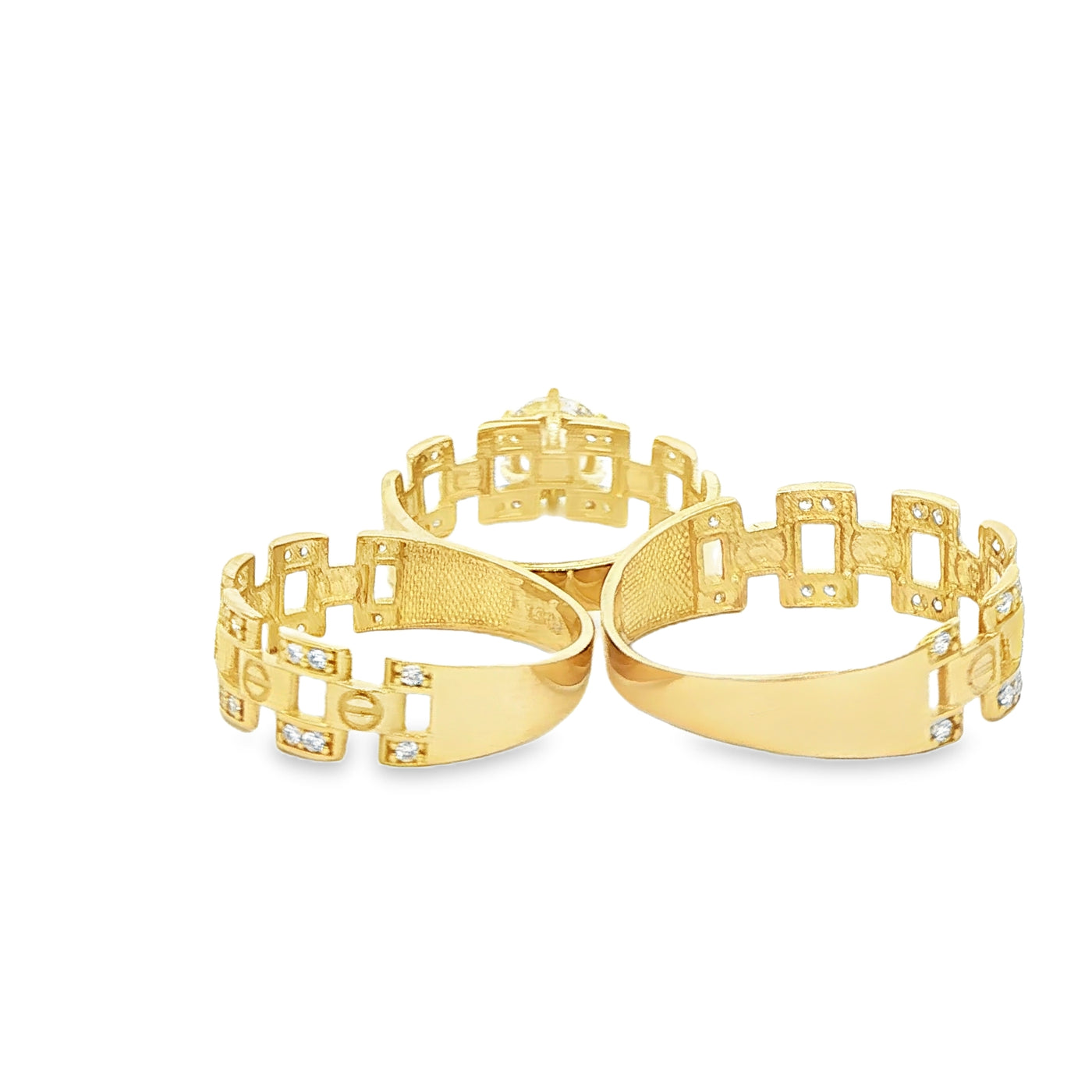 14 KARAT RING SIZE 7.25 WEIGHT: 1.8G : 6.0MM CZ OP