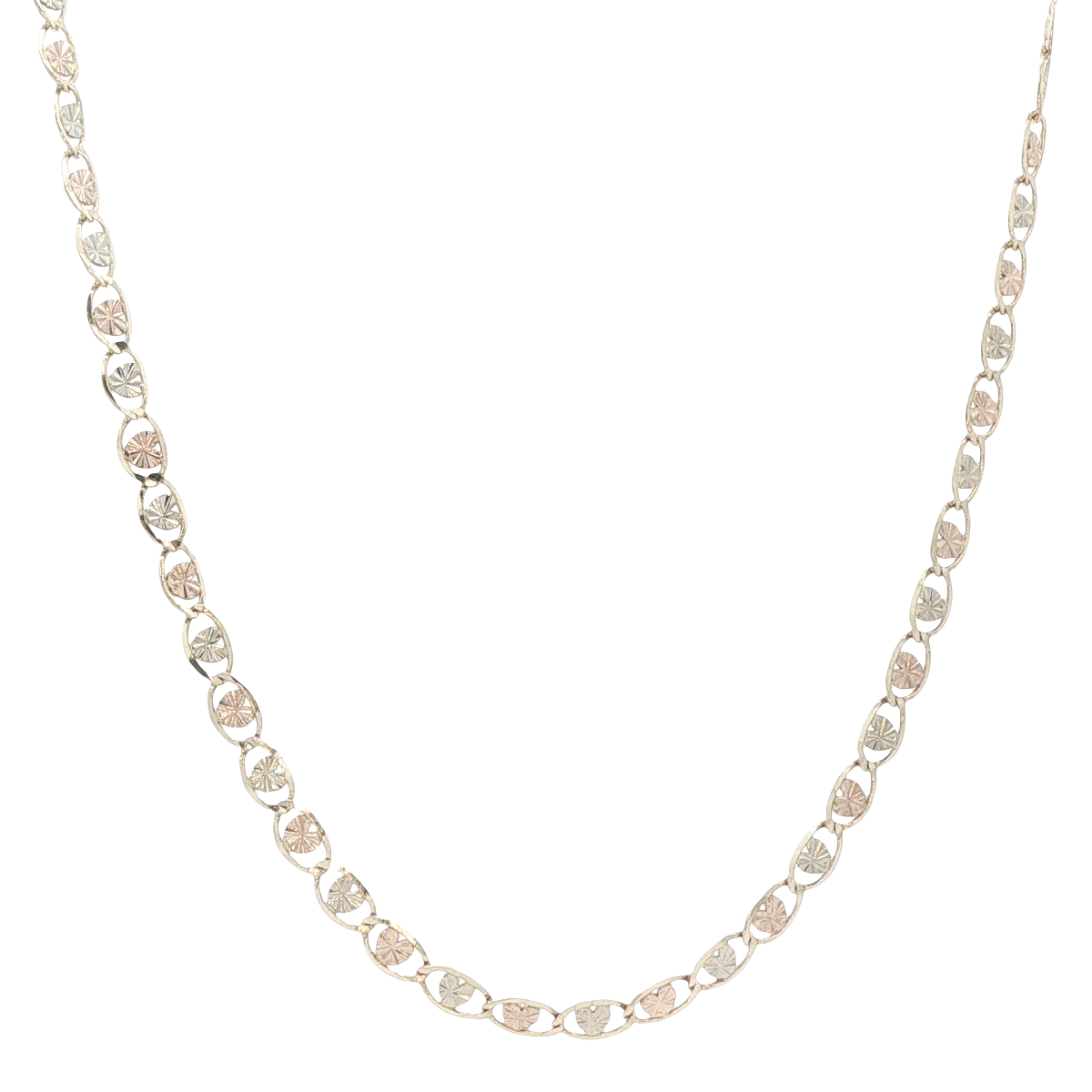 14 KARAT CHAIN STARBURST TRI COLOR