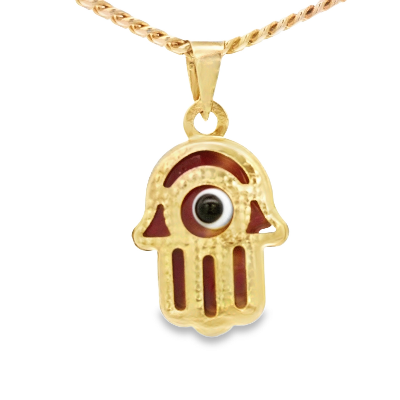 PENDANT 14K HANSMA RED HANSMA HAND