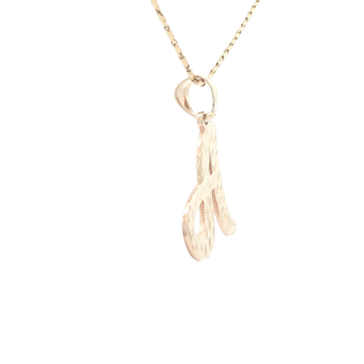 14 KARAT CHARM DC LETTER A