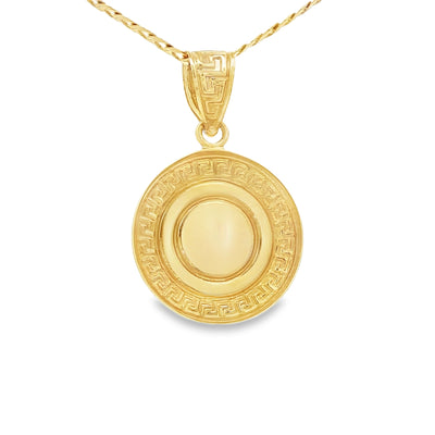 PENDANT 14KP 2.3G MEDUSA 2TONE VERSACE MEDUSA ROUN