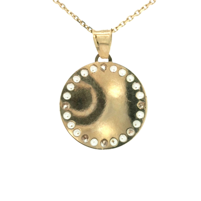 PENDANT 14K Caridad del Cobre
