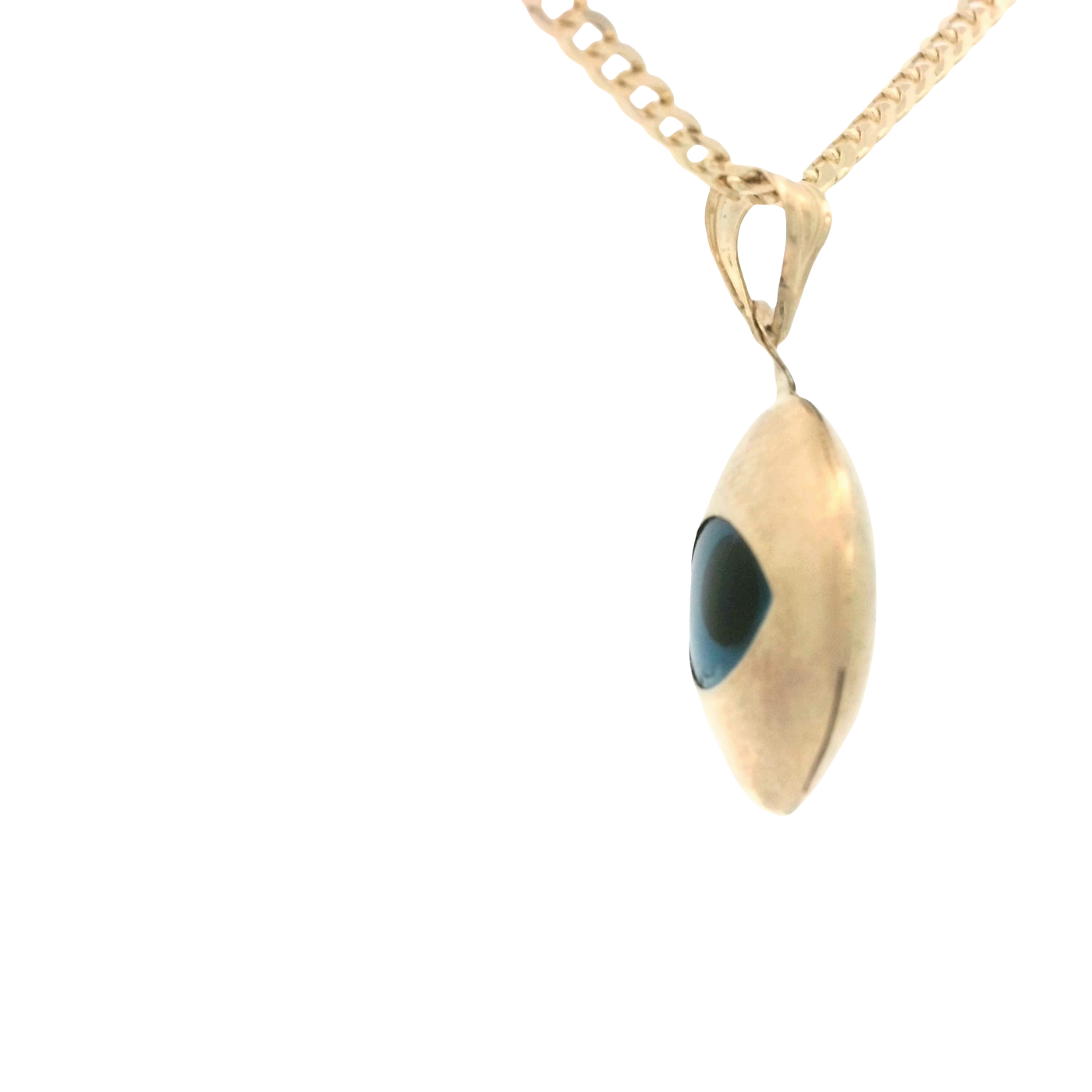 14 KARAT CHARM 
EVIL EYE BLUE