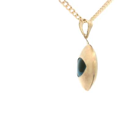 14 KARAT CHARM 
EVIL EYE BLUE