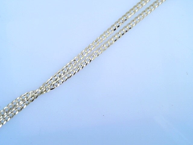 14 KARAT CUBAN ITALIAN CURB CHAIN LENGTH: 20 WEIGH