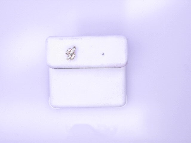 PIERCING14KE Captus 0.4G Cz Catilage