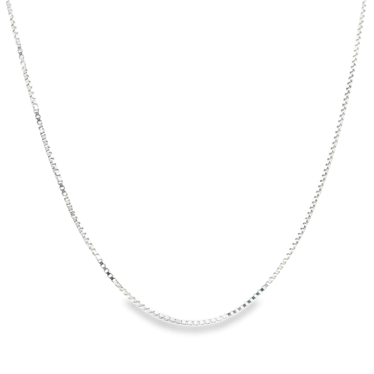 STERLING SILVER BOX CHAIN LENGTH: 16 0.7MM