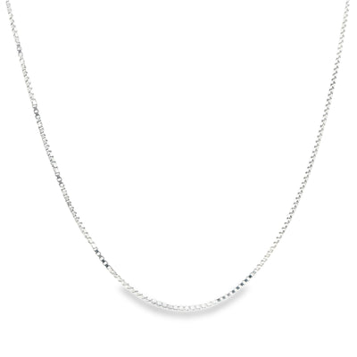 STERLING SILVER BOX CHAIN LENGTH: 16 0.7MM