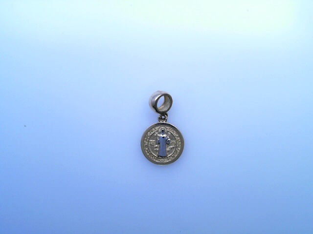 14K PENDANT  1.7G SAINT BENEDITO SMALL ROUND