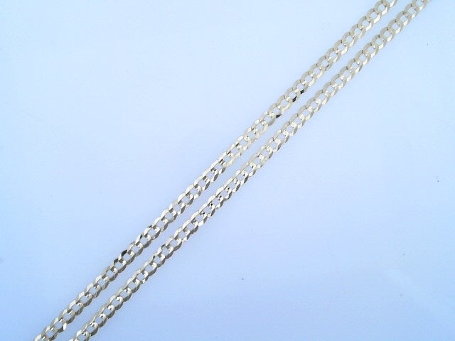 14 KARAT CUBAN ITALIAN CURB CHAIN LENGTH: 20 WEIGH