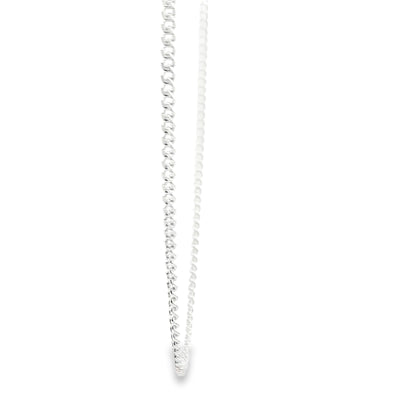 STERLING SILVER CUBAN MIAMI CHAIN