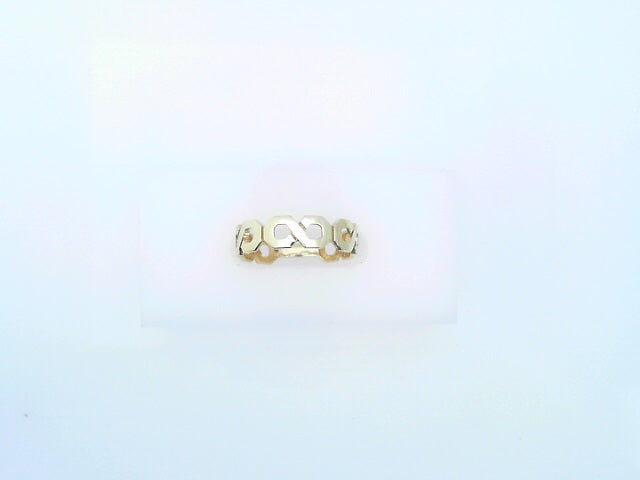 14 KARAT RING SIZE 7 WEIGHT: 1.9G
GEOMETRIC HEXAG