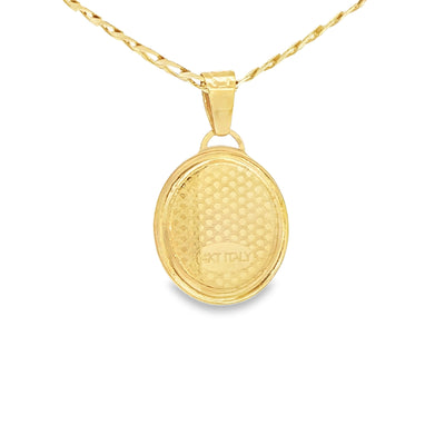 14KP PENDANT BAPTISM COLOR