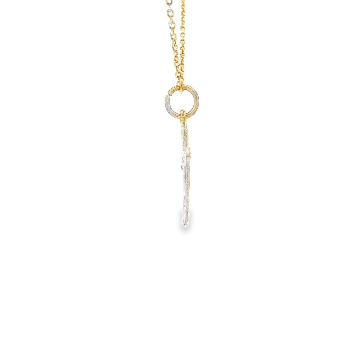 14 KARAT CHARM CROSS JESUS