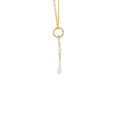 14 KARAT CHARM CROSS JESUS