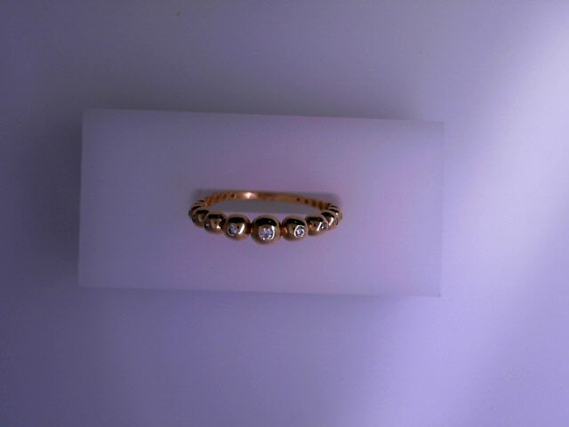 RING 14KR 1.5G #7.5  BEAD BAND