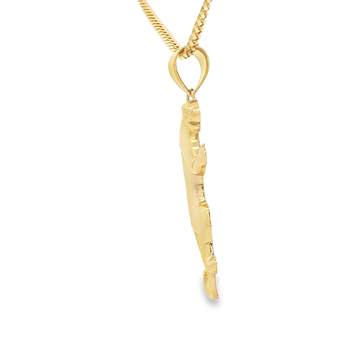 PENDANT 14KP 2.1G PANTHER POLISHED